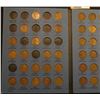 Image 2 : 1909-40 Partial Set of Lincoln Cents in a blue Whitman folder. Not all of the coins are in the corre