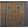 Image 4 : 1909-40 Partial Set of Lincoln Cents in a blue Whitman folder. Not all of the coins are in the corre