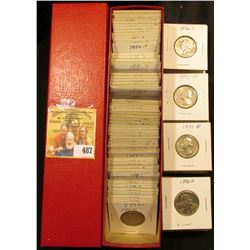 9  x 2  x 2  Coin Stock Box full of coins, some foreign but mostly quarters dating 1966-1997. At lea