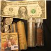Image 2 : Over $40 face value in U.S. Coins in a Bloomfield, Iowa "Davis County Savings Bank" Zipper money bag