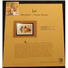 Image 1 : 2003 Maryland Waterfowl $9.00 Stamp, mint, unused with original literature mounted in a plastic page