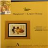 Image 2 : 2003 Maryland Waterfowl $9.00 Stamp, mint, unused with original literature mounted in a plastic page
