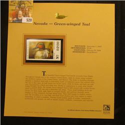 2003 Nevada Waterfowl $5.00 Stamp, mint, unused with original literature mounted in a plastic page. 