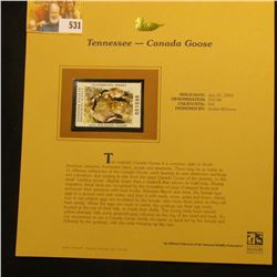 2003 Tennessee Waterfowl $10.00 Stamp, mint, unused with original literature mounted in a plastic pa