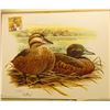 Image 1 : 2004 Fleetwood hand autographed print of a pair of Ducks (I thought I was good, but I am not even go