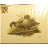 Image 1 : 1993 Fleetwood hand autographed print of a pair of Geese by Don Balke, 10.5" x 13.25".