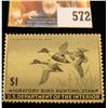 Image 1 : 1945 RW12 Federal Migratory Bird Hunting $1 Stamp, unsigned, original gum, NH, VF.