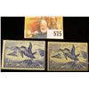 Image 1 : Pair of 1952 RW19 Federal Migratory Bird Hunting $2 Stamp, one signed, other unsigned, very little g