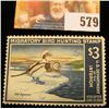 Image 1 : 1967 RW34 Federal Migratory Bird Hunting $3 Stamp, unsigned, original gum, depicts a pair of Old Squ