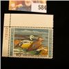 Image 1 : 1973 RW40 Federal Migratory Bird Hunting $5 Stamp, unsigned, original gum. Plate number single.