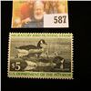 Image 1 : 1976 RW 43 Federal Migratory Bird Hunting $5 Stamp, unsigned, original gum.