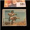 Image 1 : 1980 RW 47 Federal Migratory Bird Hunting $7.50 Stamp, unsigned, original gum, NH, VF.
