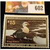 Image 1 : 1991 RW 58 Federal Migratory Bird Hunting $15.00 Stamp, unsigned, original gum, NH, VF.