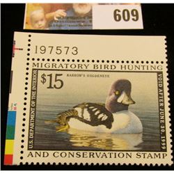 1998 RW 65 Federal Migratory Bird Hunting $15.00 Stamp, unsigned, original gum, NH, VF. Plate number