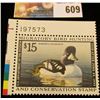 Image 1 : 1998 RW 65 Federal Migratory Bird Hunting $15.00 Stamp, unsigned, original gum, NH, VF. Plate number