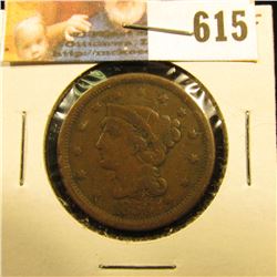1856 U.S. Large Cent, VG-F.