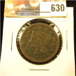 1849 U.S. Large Cent, VG. The Most Famous Year of the Gold Rush.