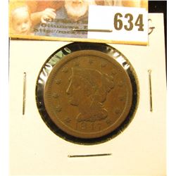 1847 U.S. Large Cent, VG.