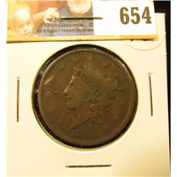 1837 U.S. Large Cent, VG.