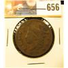 Image 1 : 1835 U.S. Large Cent, VG.