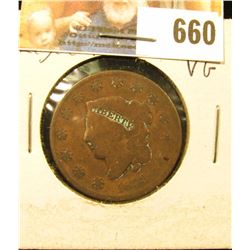 1833 U.S. Large Cent, VG.