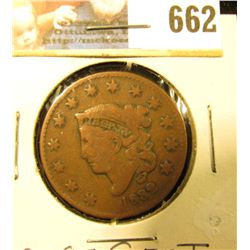 1832 Large Letters U.S. Large Cent, VG.