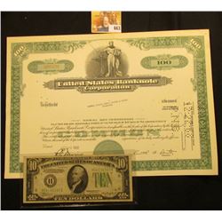 Oct. 29, 1968 100 Shares "United States Banknote Corporation" "Merrill Lynch, Pierce, Fenner & Smith