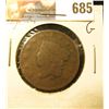 Image 1 : 1819 U.S. Large Cent, Good