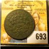 Image 2 : 1802 U.S. Large Cent, AG/Good.