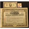 Image 1 : Stock Certificate No. 3254 for 20 Shares "American Dredging Company…State of Pennsylvania…", hole ca