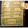 Image 2 : (7) Crisp Uncirculated Series 1963 B "Joseph Barr" $1 Federal Reserve notes all in special holders "