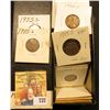 Image 2 : 9" x 2" x 2" Stock Box full of Lincoln Cents dating 1955-57D. Several BU pieces.