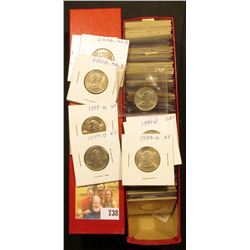 9  x 2  x 2  Stock Box partially full of Statehood Quarters, maybe $10-15 face value.