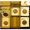 Image 2 : 6" long Double Row Box of Lincoln Cents in 1 1/2" holders dating 1920P, D, S up to 1929. Many decent