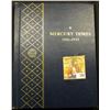 Image 1 : 1916-45 Partial Set of Mercury Dimes in a Deluxe blue Whitman Album. All are higher grades with seve