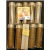 Image 1 : (10) Rolls of Lincoln Cents including a 1919 Solid Date roll, all in plastic tubes and some marked w