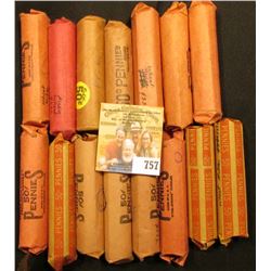 (15) Rolls of Lincoln Cents in paper wrappers, most appear to be "Wheat Back" Cents, I have never ch