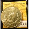 Image 2 : 1892 P U.S. Morgan Silver Dollar, Choice Brilliant Uncirculated.