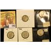 Image 2 : 1916 P, S, 18 D, 19 P, & 20 P Mercury Dimes, grades up to Very Fine.
