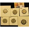 Image 2 : 1916 P, 16 S, 19 D, 20 S, 23 P, & 23 S Mercury Dimes, grades up to Fine.