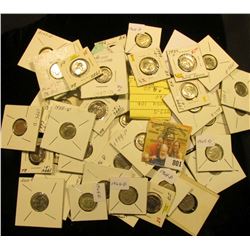 (10) 90% Silver Roosevelt Dimes & (51) Clad Roosevelt Dimes including many BU and a couple of Proofs