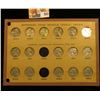 Image 1 : Old Wayte Raymond Coin Page containing the following Nickels: 1943 D, 44 P, D, S, 45 P, D, S (all Si