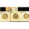 Image 1 : 1929 D, EF; 31 D fine, & 31 S Fine Mercury Dimes.