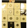 Image 2 : 1956P, D, 58D, 60D all BU, 1963D EF Silver & (10) Clad BU Roosevelt Dimes.