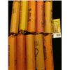 Image 2 : (10) Rolls of Lincoln Cents in paper wrappers, unchecked by me, but most or all appear to be "Wheat 