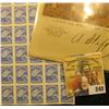Image 2 : Original Sheet with pink backing of 100 "West Virginia Liquor Control Commission" Stamps; & a matche