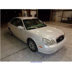 2004 - HYUNDAI SONATA//SALVAGE TITLE