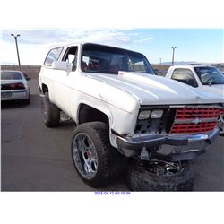 1988 - CHEVROLET BLAZER