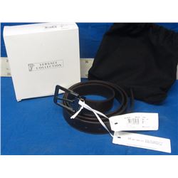 New VERSACE mens belt 48" with COA.Tags