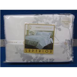 New Superior KING duvet cover set